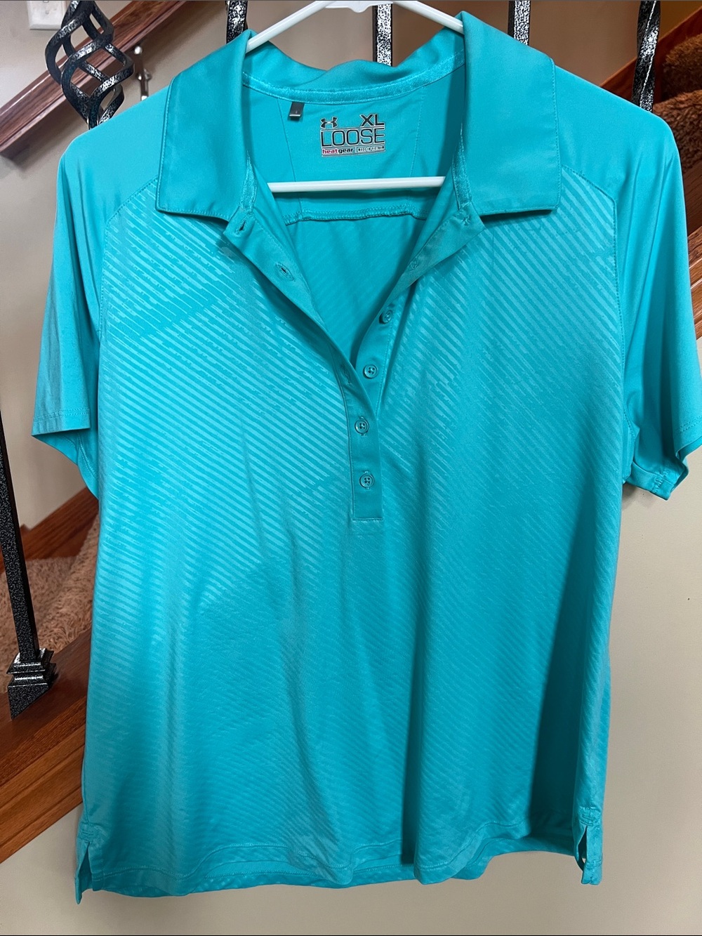 XL Women's golf Polo Top in Teal